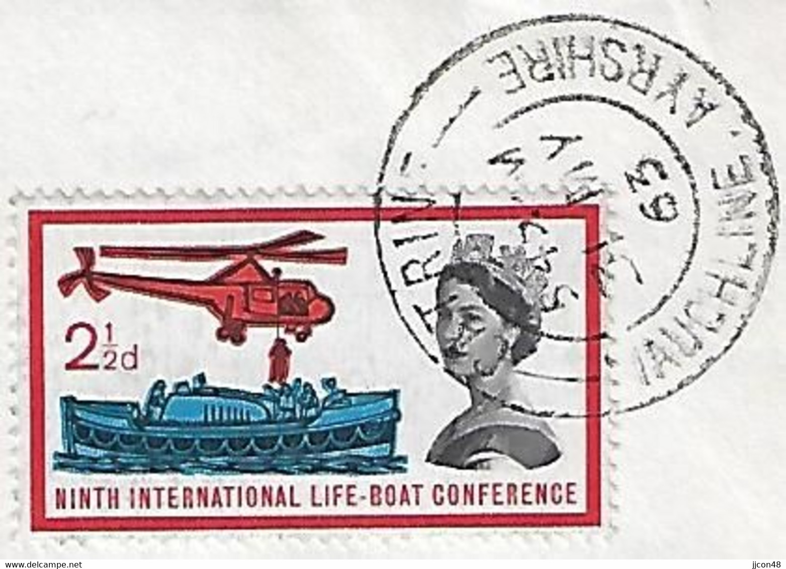 GB 1963  International Life-Boat Conf.,Edinburgh FDC (cancelled CATRINE) - ....-1951 Pre Elizabeth II