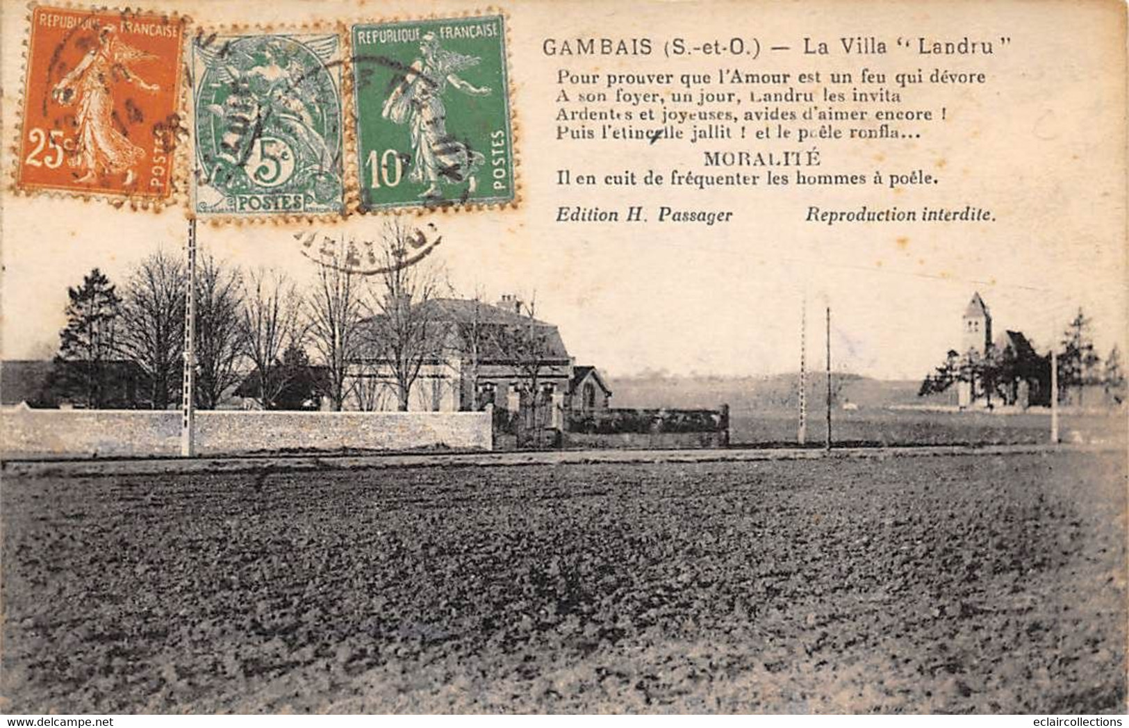 Gambais        78           Villa Landru       -   2  -        (voir Scan) - Andere & Zonder Classificatie