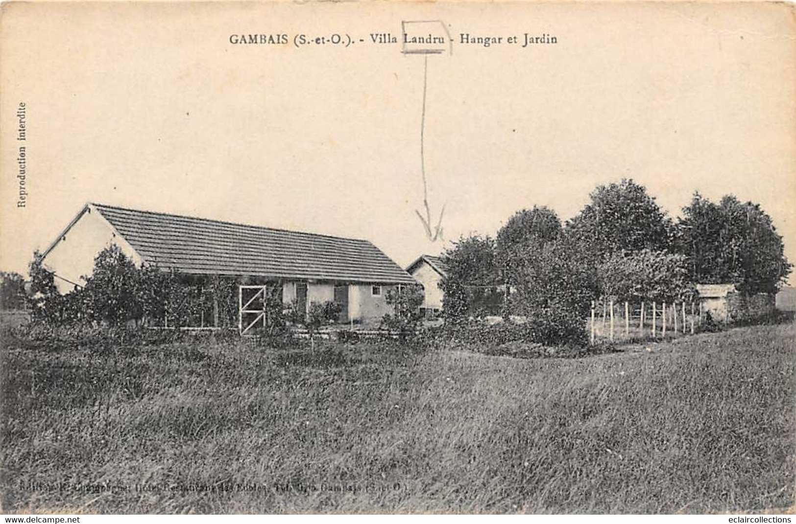 Gambais        78           Villa Landru   Hangar Et Jardin        (voir Scan) - Otros & Sin Clasificación