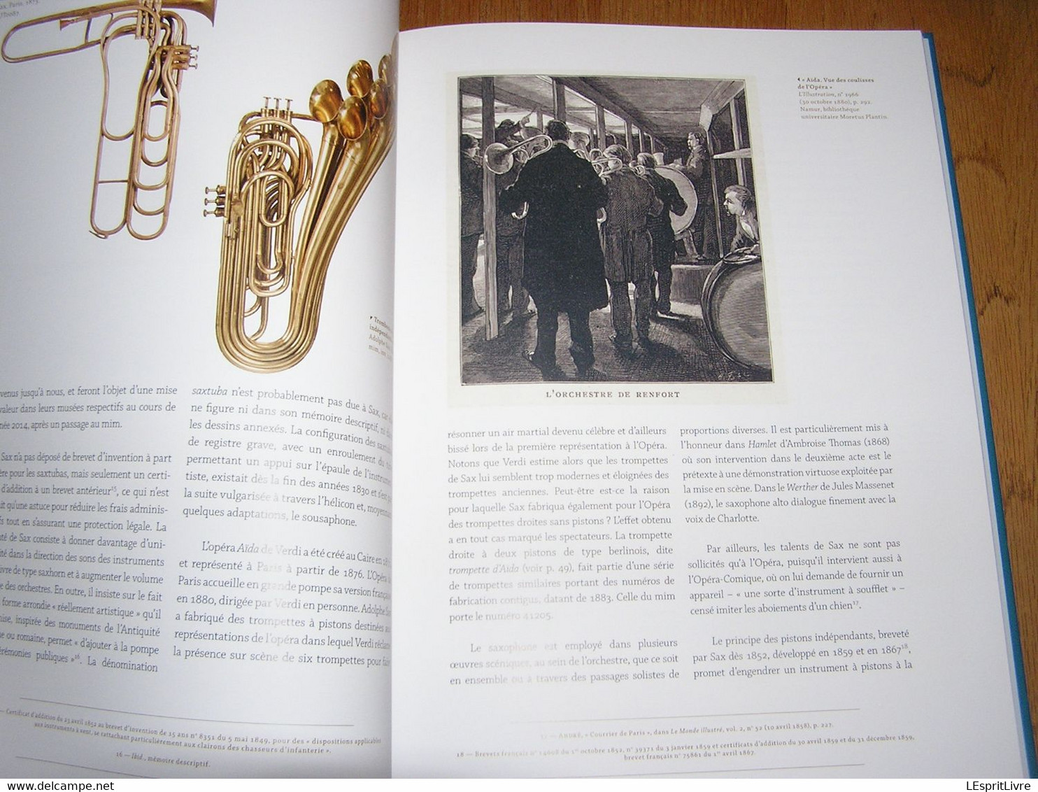 ADOLPHE SAX Catalogue Sax 200 Inventeur Saxophone Dinant Instrument de Musique Saxo Musicien Fanfare