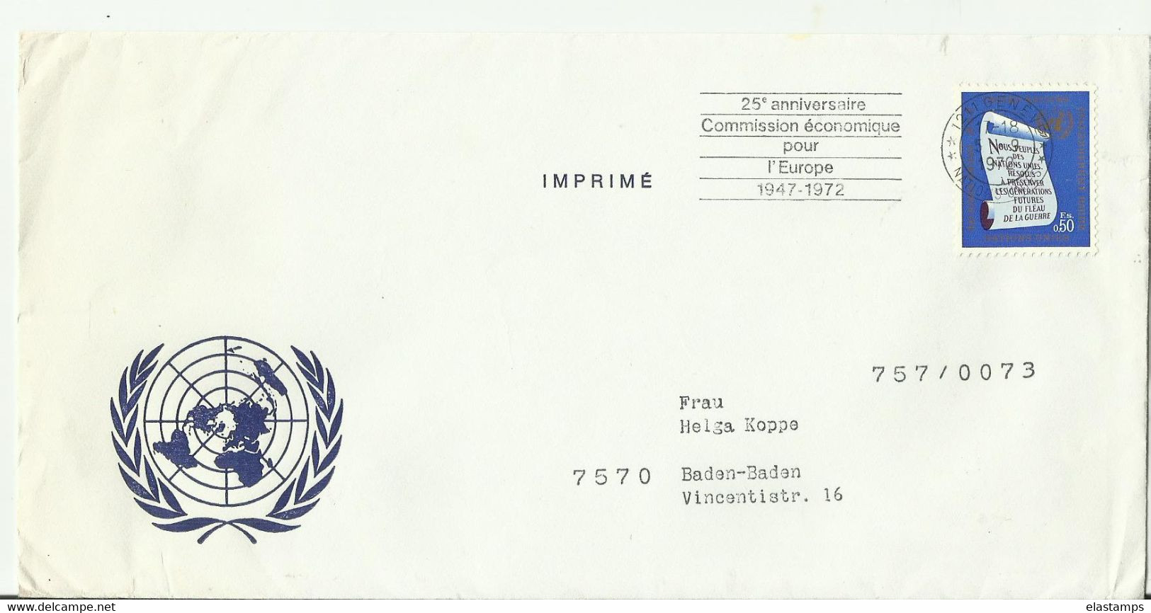 UNO NY CV 1997 - Lettres & Documents