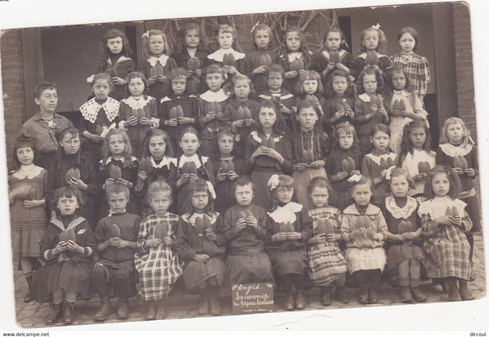 44638 -  Engis  Repas Scolaire  -  Carte  Photo - Engis