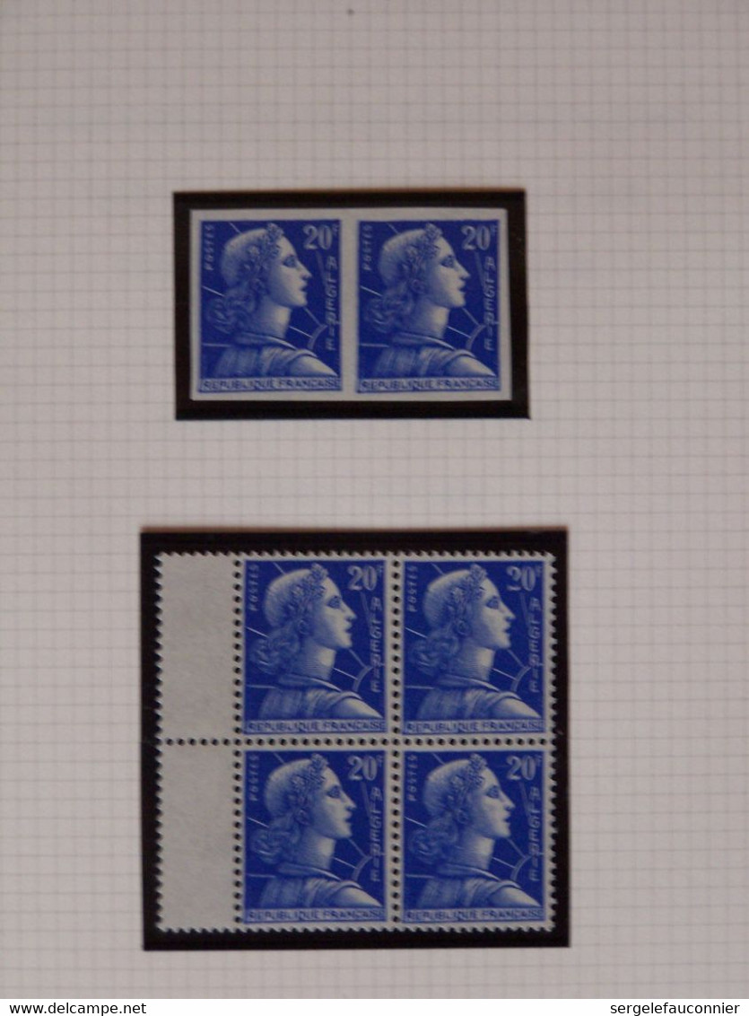 ALGERIE Département FRANCAIS. Timbres Neufs Variétés 1924-1958