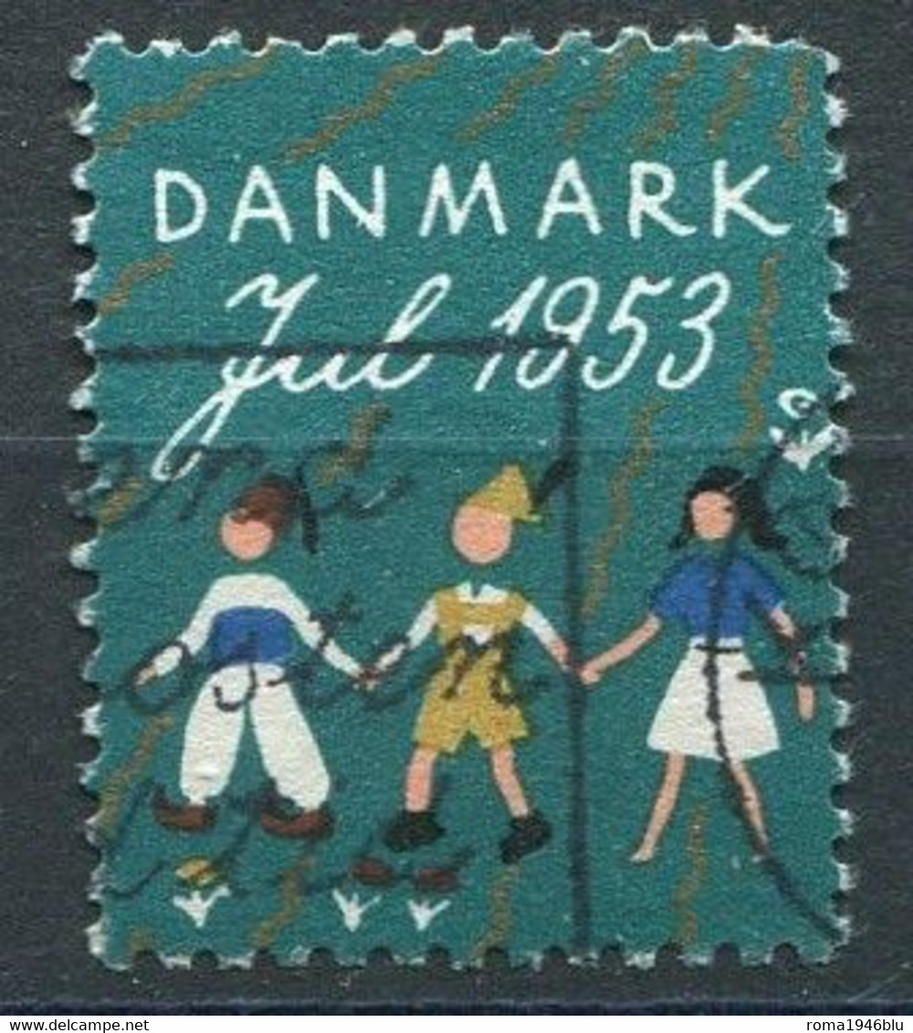 DANMARCK  JUL 1953 USED - Cinderellas