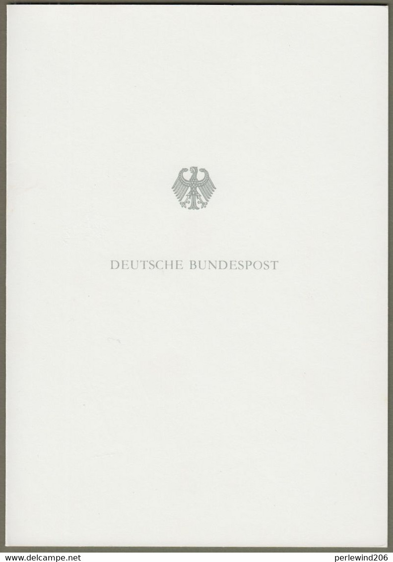 Bund, Europe: Ministerkarte Mi.-Nr. 1130-31: " Europa 1982: FEFAS - PTT Kongreß In Berlin " - Briefe U. Dokumente