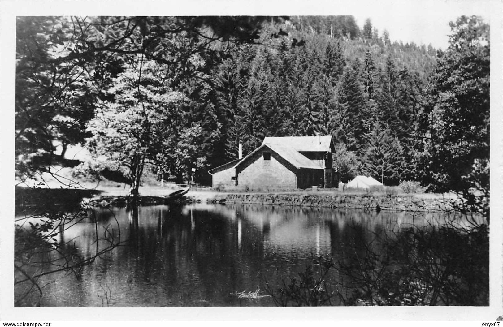 SALM-LA BROQUE-67-Bas-Rhin- Camps De Vacances U.C.J.G. Strasbourg Lac Du Coucou Photo Saas Pierre - La Broque