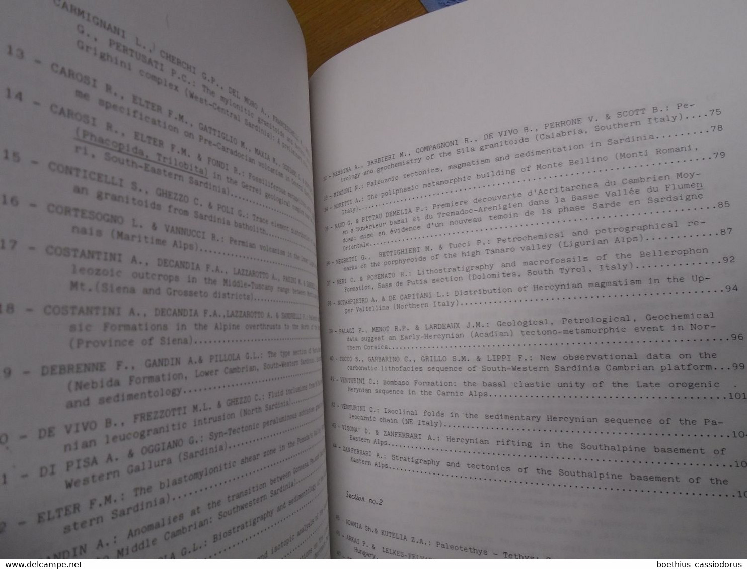 IGCP PROJECT N° 5  Correlation of Prevariscan and Variscan events of the Alpine-Mediterranean mountain belt 1987