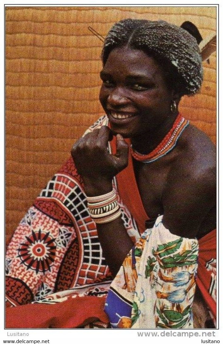 Swaziland - A Young Man - Afrique - Africa ( 2 Scans ) - Swaziland