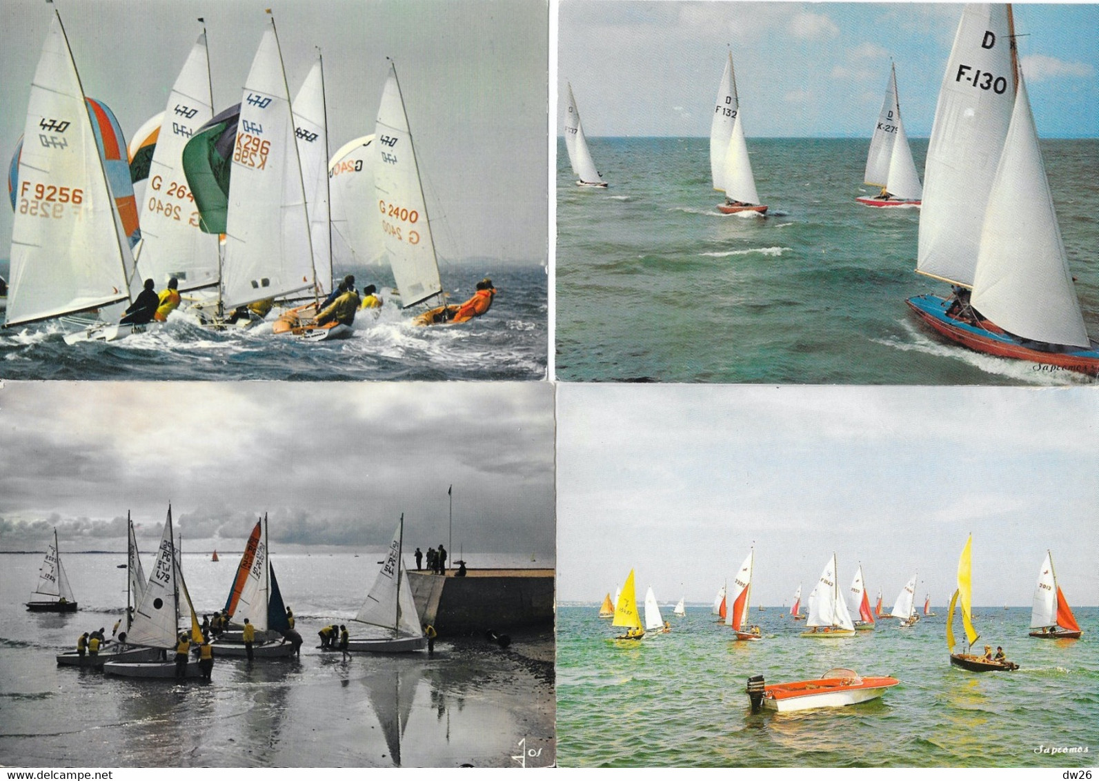 Lot N° 126 De 26 CPSM Sports: Voiliers, Dériveurs Et Régates, Clubs De Voile - 5 - 99 Postcards