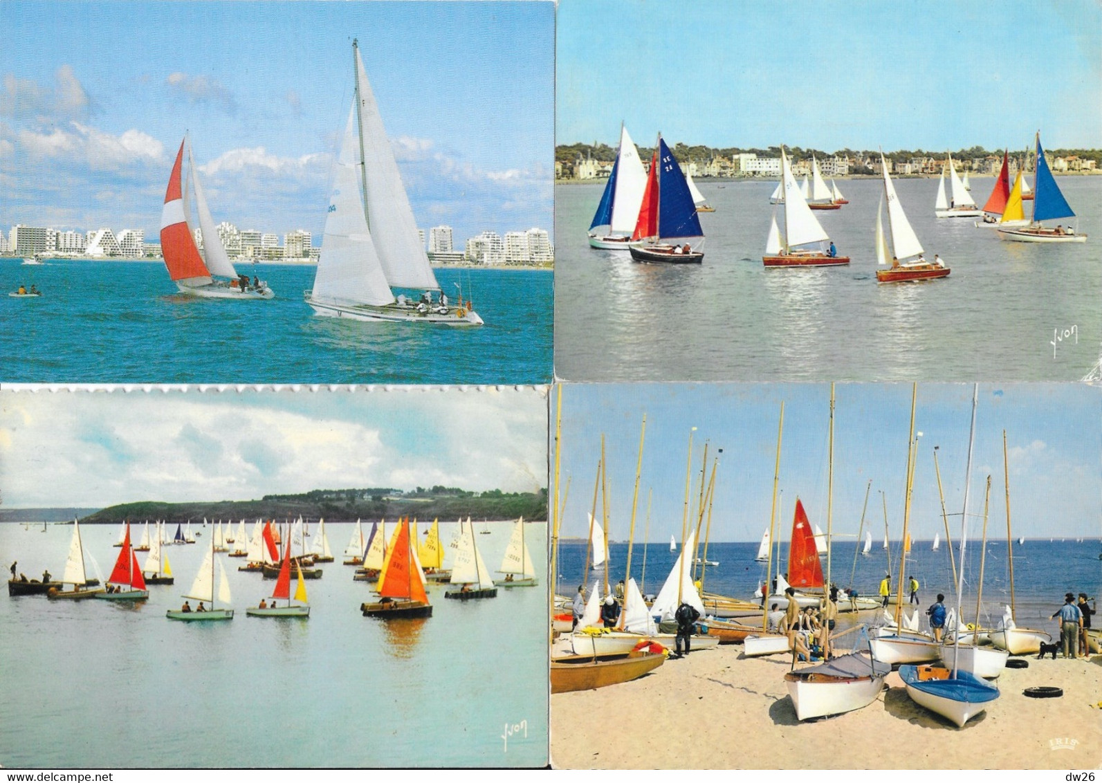 Lot N° 126 De 26 CPSM Sports: Voiliers, Dériveurs Et Régates, Clubs De Voile - 5 - 99 Postkaarten