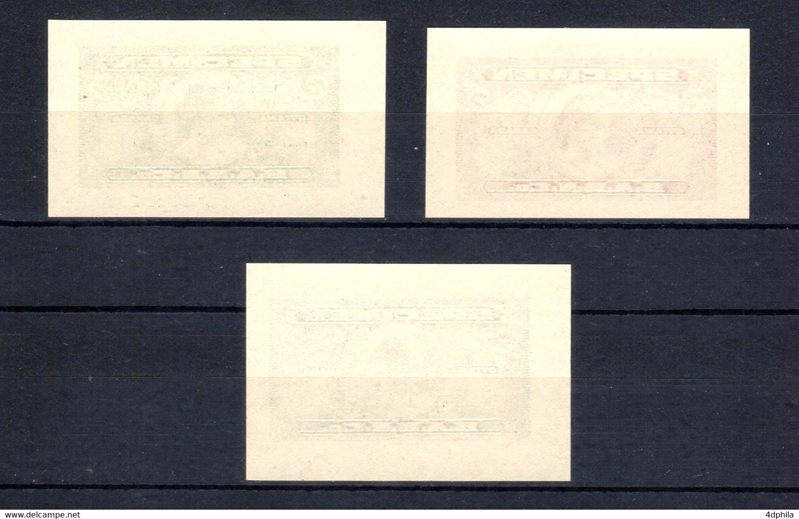 CANADA - 1935 - RARE 3 Dummy Stamps B.A.B.N.Co. - Specimen Essay Proof Trial Prueba Probedruck Test - Variétés Et Curiosités