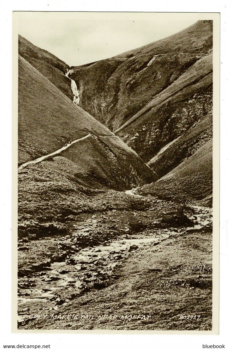 Ref BB 1439  - Early Postcard - Grey Mare's Tail Near Moffat - Scotland - Dumfriesshire