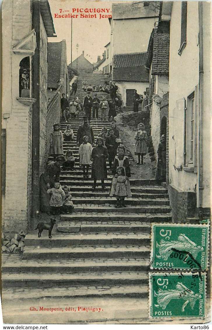 Picquigny * Escalier St Jean * Villageois - Picquigny