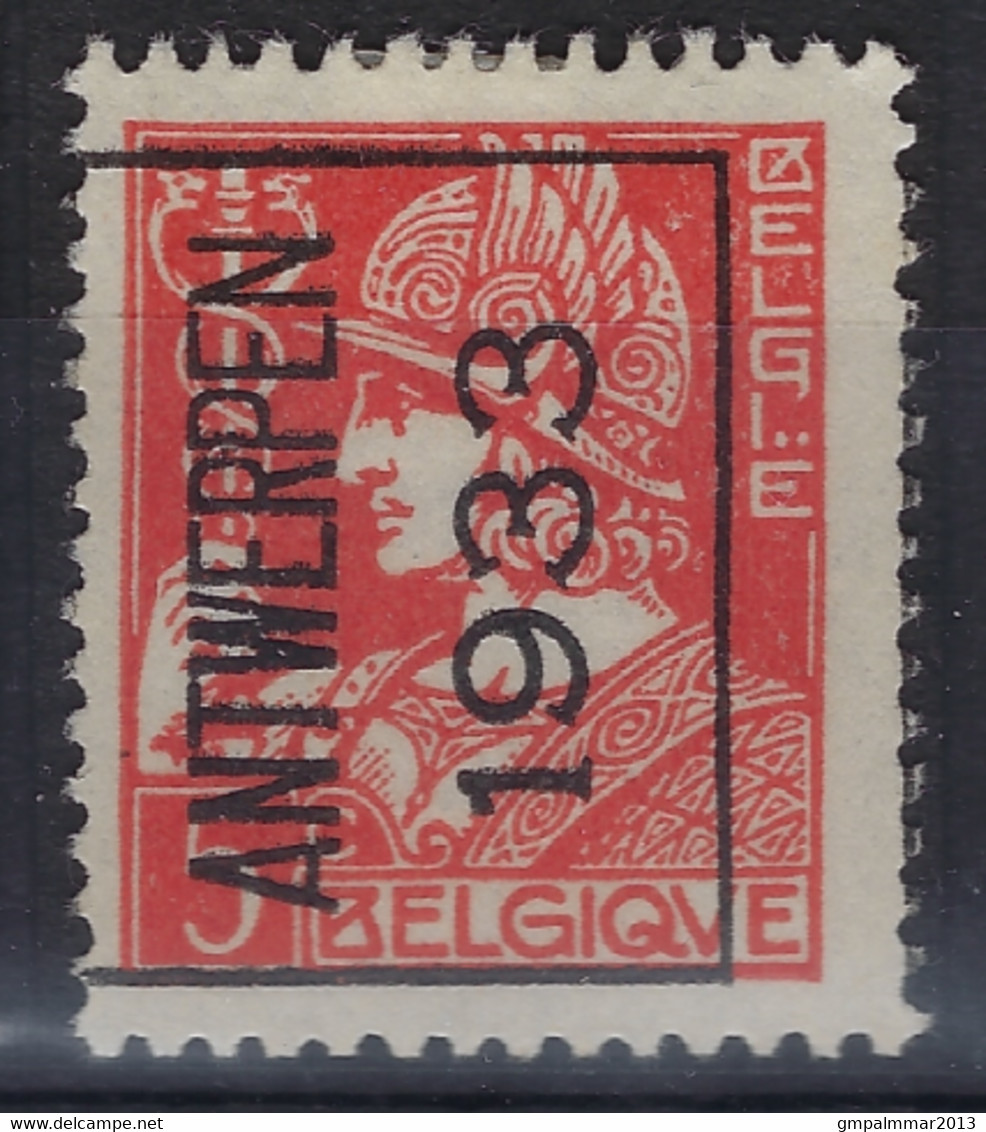 DUBBELDRUK / IMPRESSION DOUBLE TYPO Voorafgestempeld Nr. 262 F Positie A  ANTWERPEN  1933  ;  staat Zie Scan ! - Tipo 1932-36 (Ceres E Mercurio)