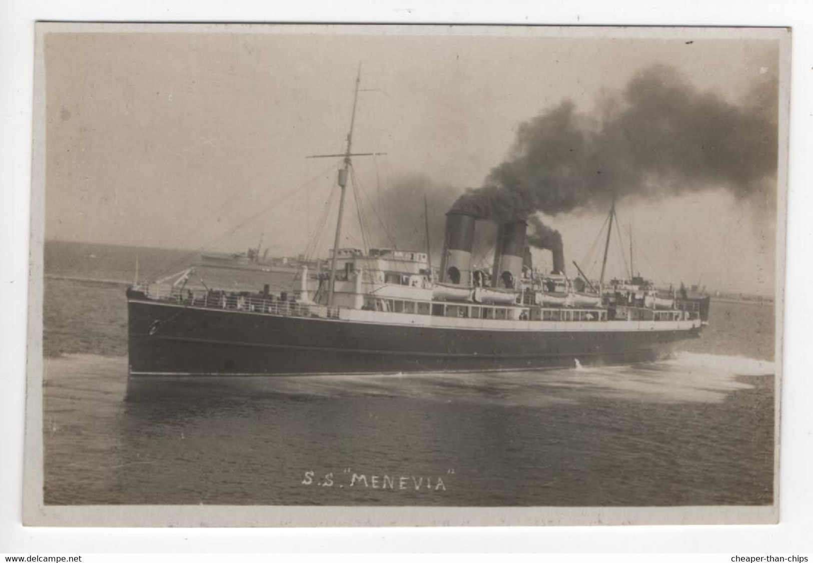 S.S. "Menevia" - Photo. KEIG, Douglas - Isola Di Man (dell'uomo)