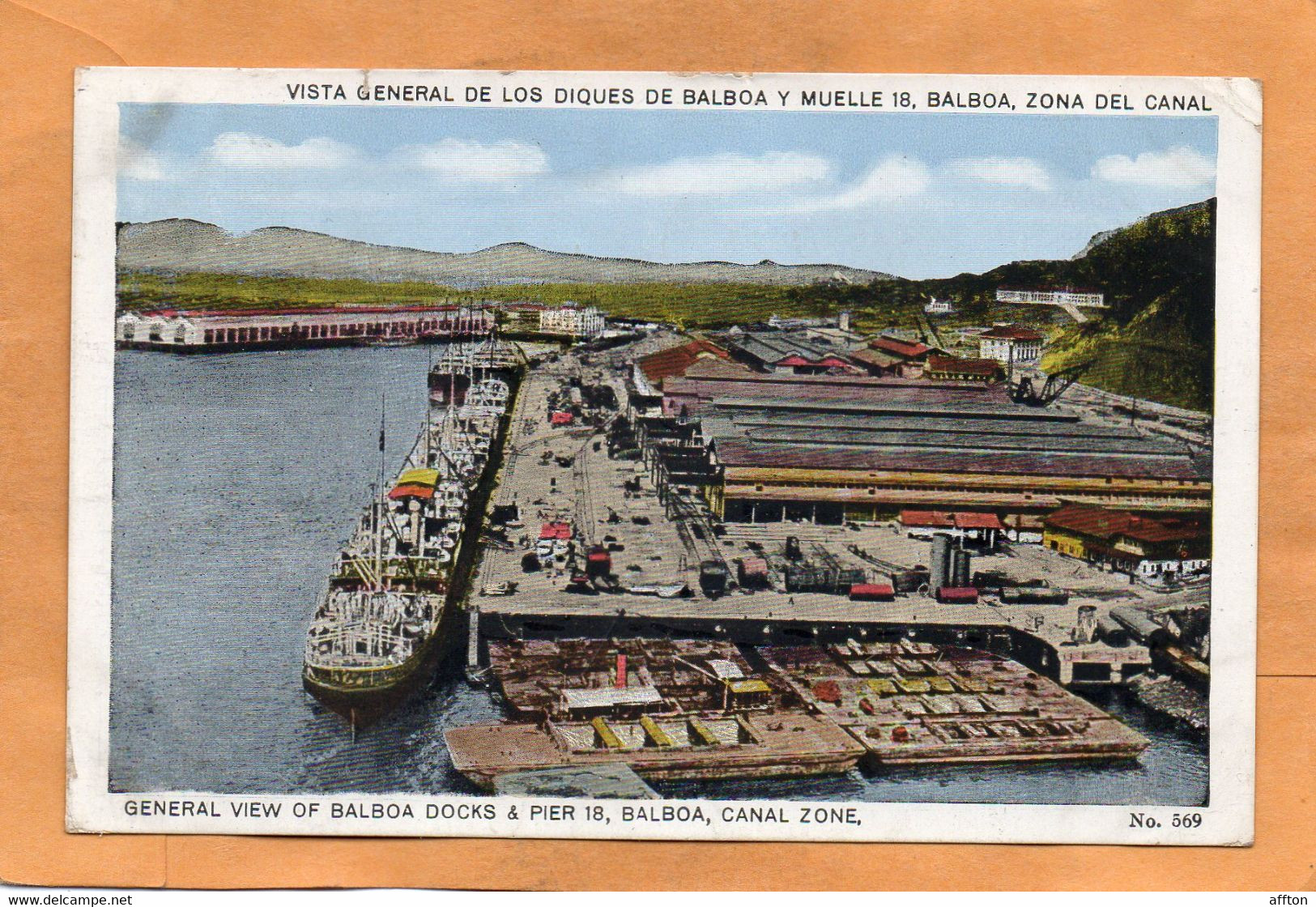 Panama Old Postcard Mailed - Panamá