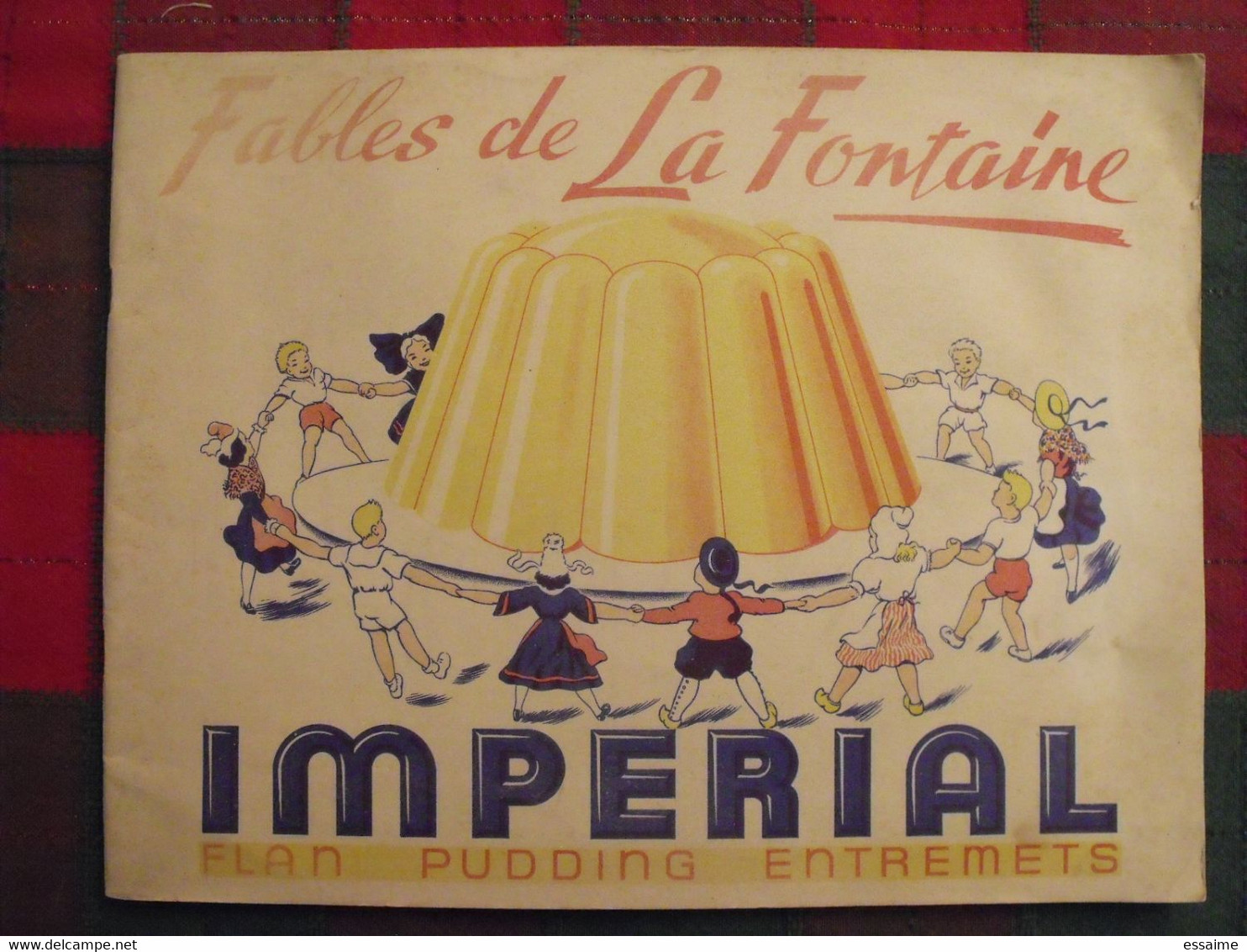 Album D'images Fables De La Fontaine. Flan Entremets Impérial. Vide. Vers 1960. Lot 6 - Albumes & Catálogos