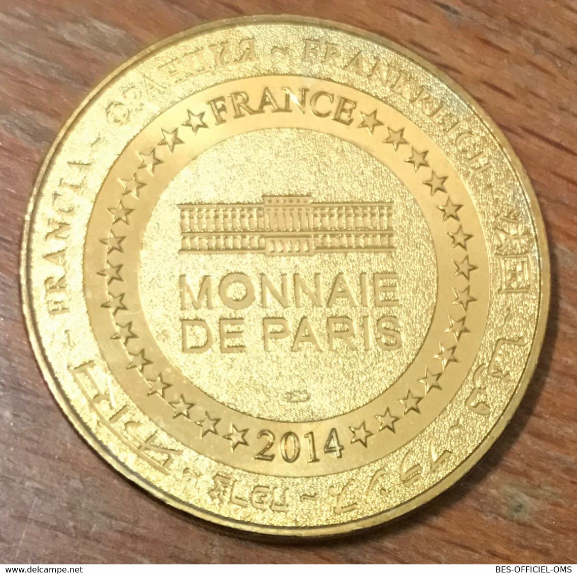 11 SIGEAN N°19 LA TORTUE ARAS MÉDAILLE SOUVENIR MONNAIE DE PARIS 2014 JETON TOURISTIQUE MEDALS COINS TOKENS - 2014