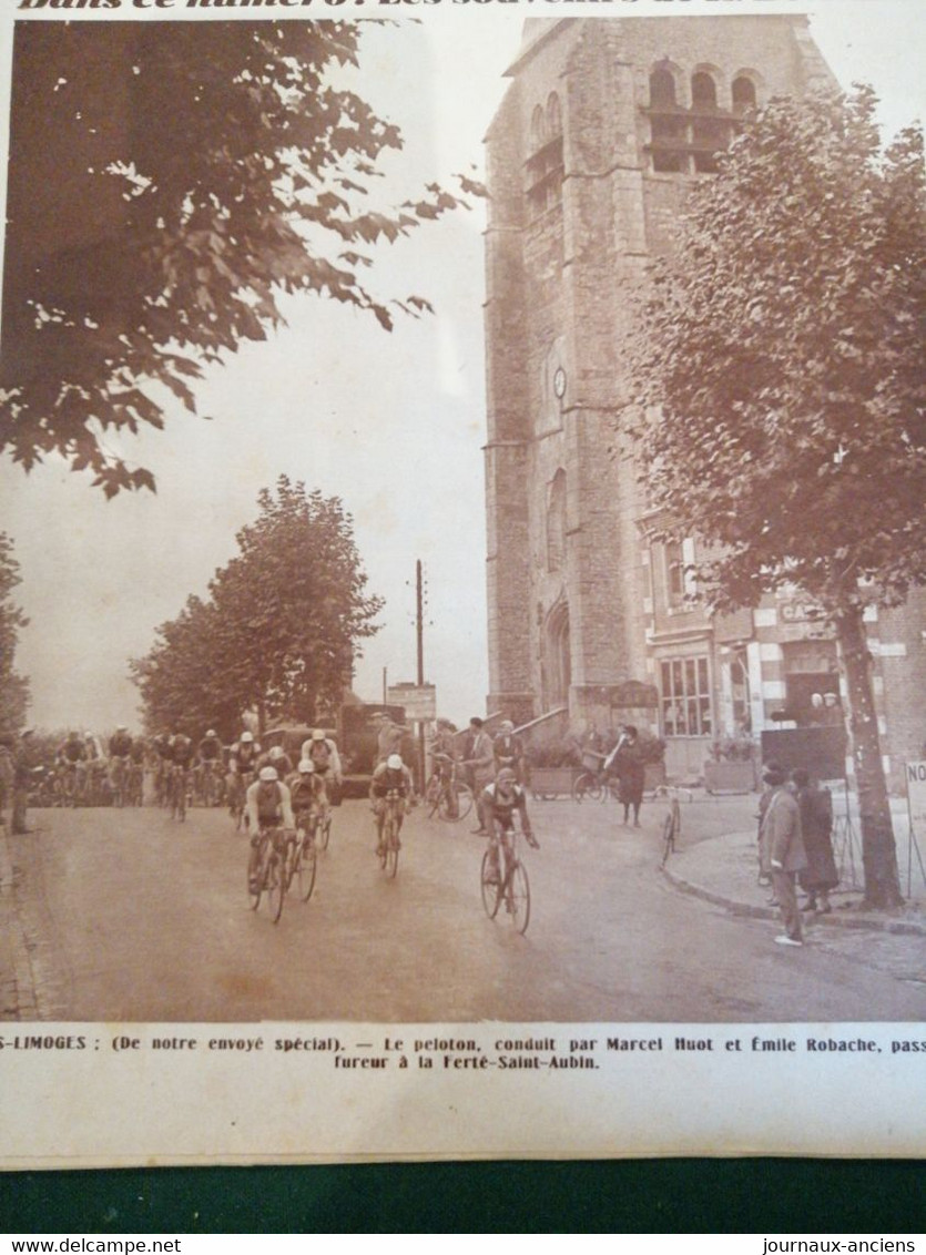 1931 CYCLISME - PARIS = LIMOGES - LA FERTÉ SAINT AUBIN - Altri & Non Classificati