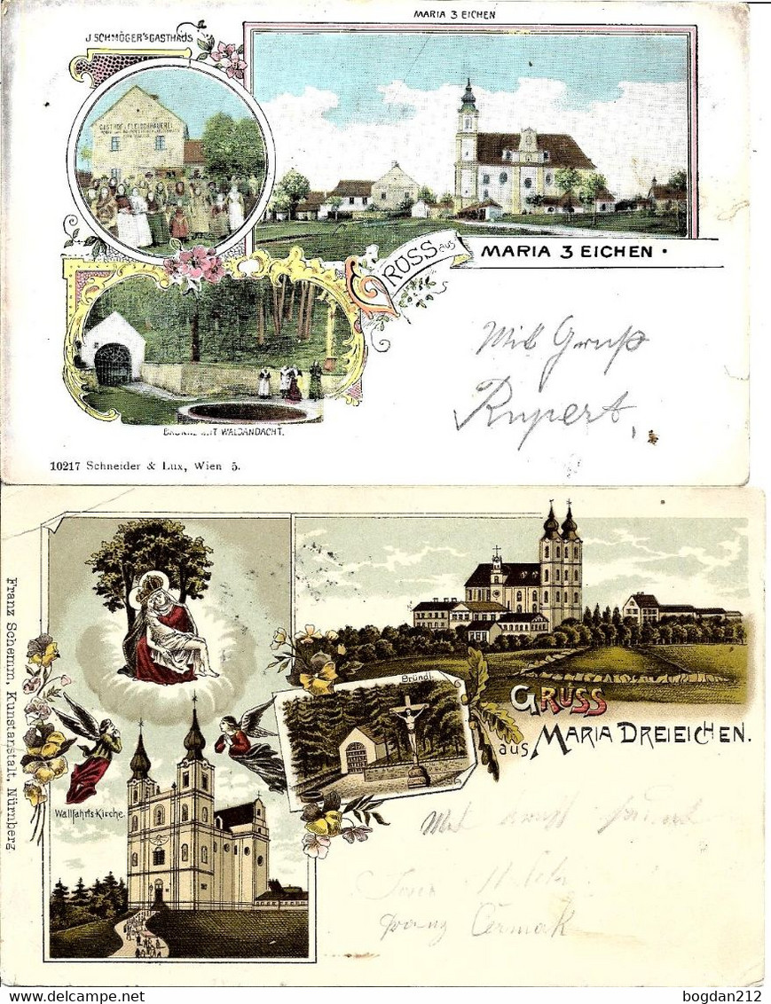 1903 - MARIA DREIEICHEN , 2 Stk. Gute Zustand, 2 Scan - Horn