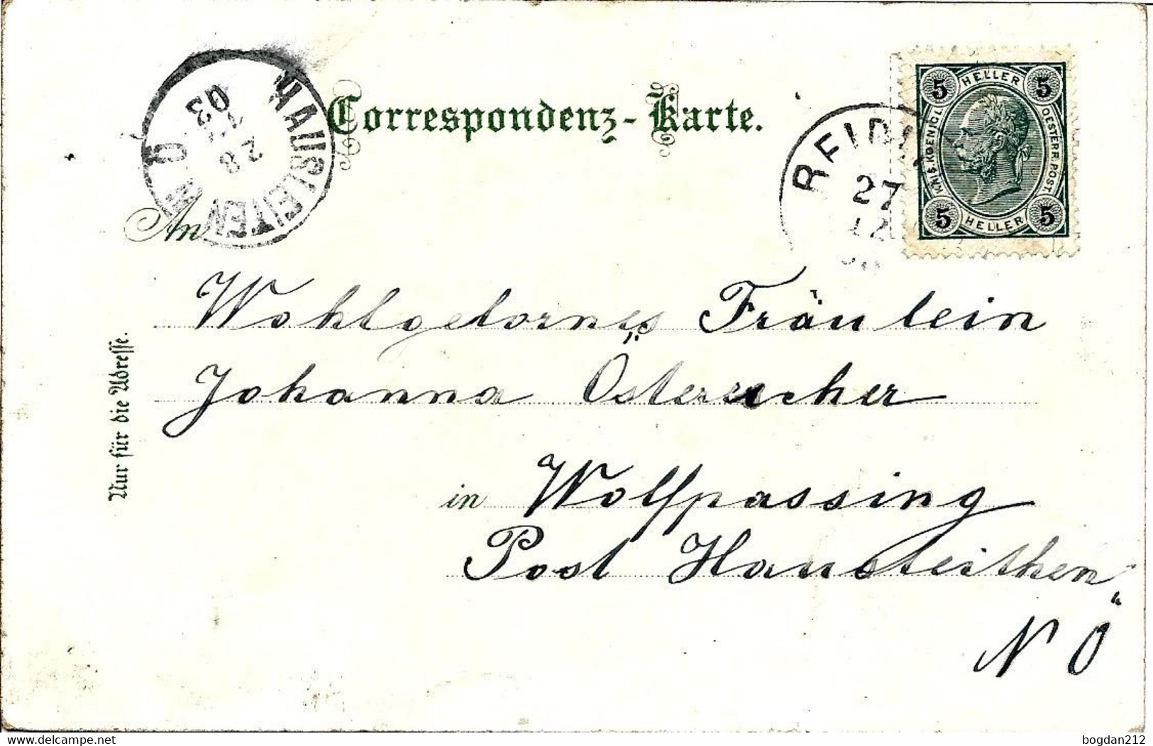 1903 - SITZENBERG  REIDLING , Gute Zustand, 2 Scan - Tulln