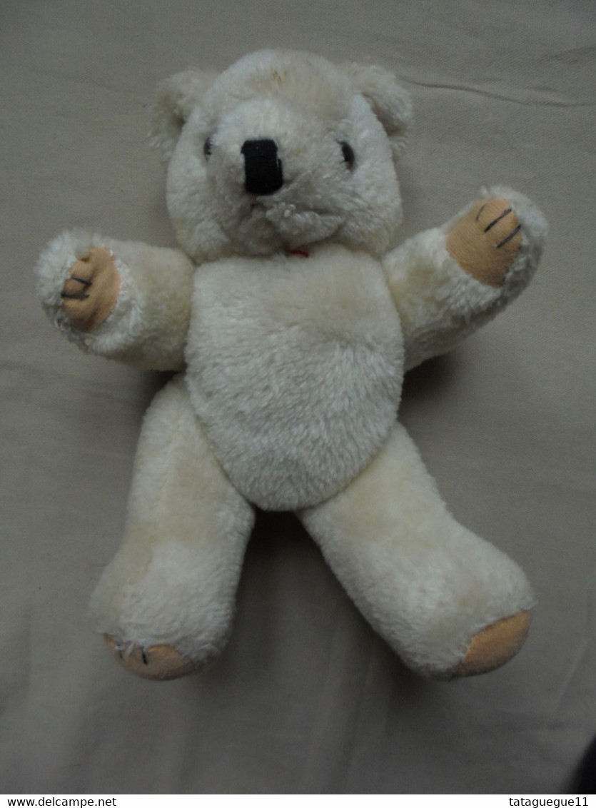 Vintage - Petit Ours En Peluche Pattes Mouvantes - Ours