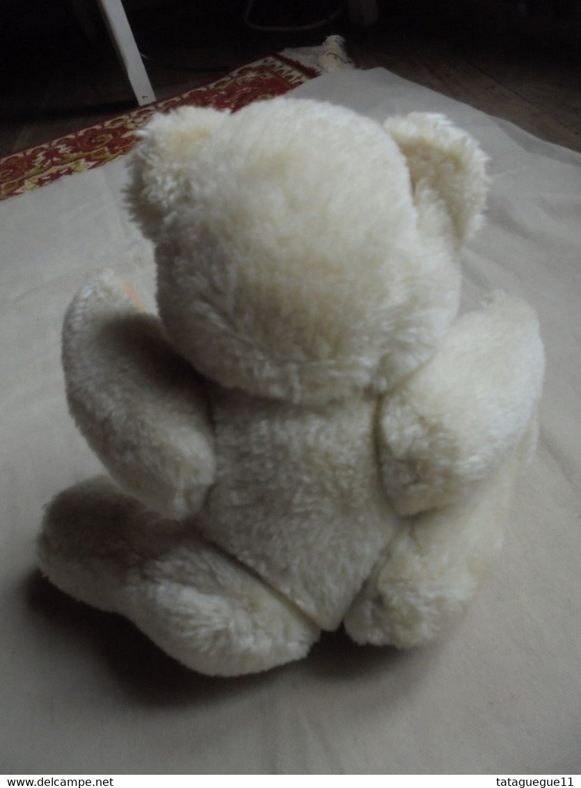 Vintage - Petit ours en peluche pattes mouvantes