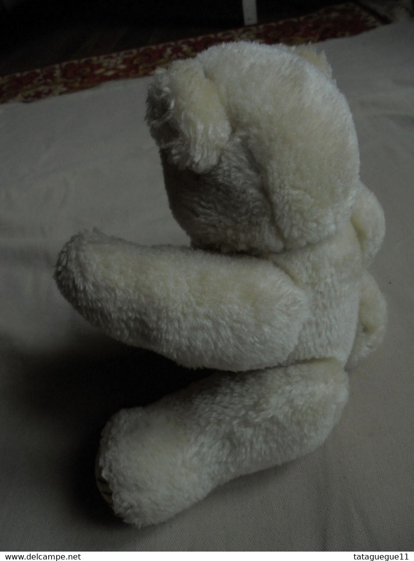 Vintage - Petit ours en peluche pattes mouvantes