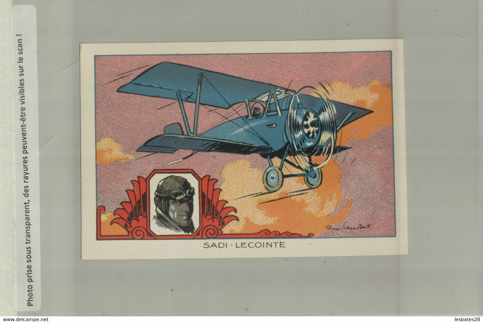 CHROMO- Image Didactique, SADI-LECOINTE-  Illustratrateur Ray Lambert (JANV 2021 99 + 2 ALB - Vliegtuigen