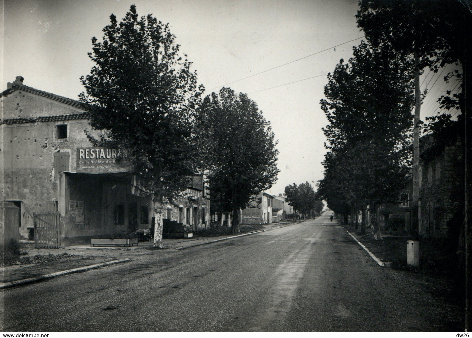 Les Reys De Saulce (sur Rhône, Drôme) Côté Sud - Restaurant De La Vallée Sur La RN 7 (Route Nationale 7) En 1952 - Otros & Sin Clasificación