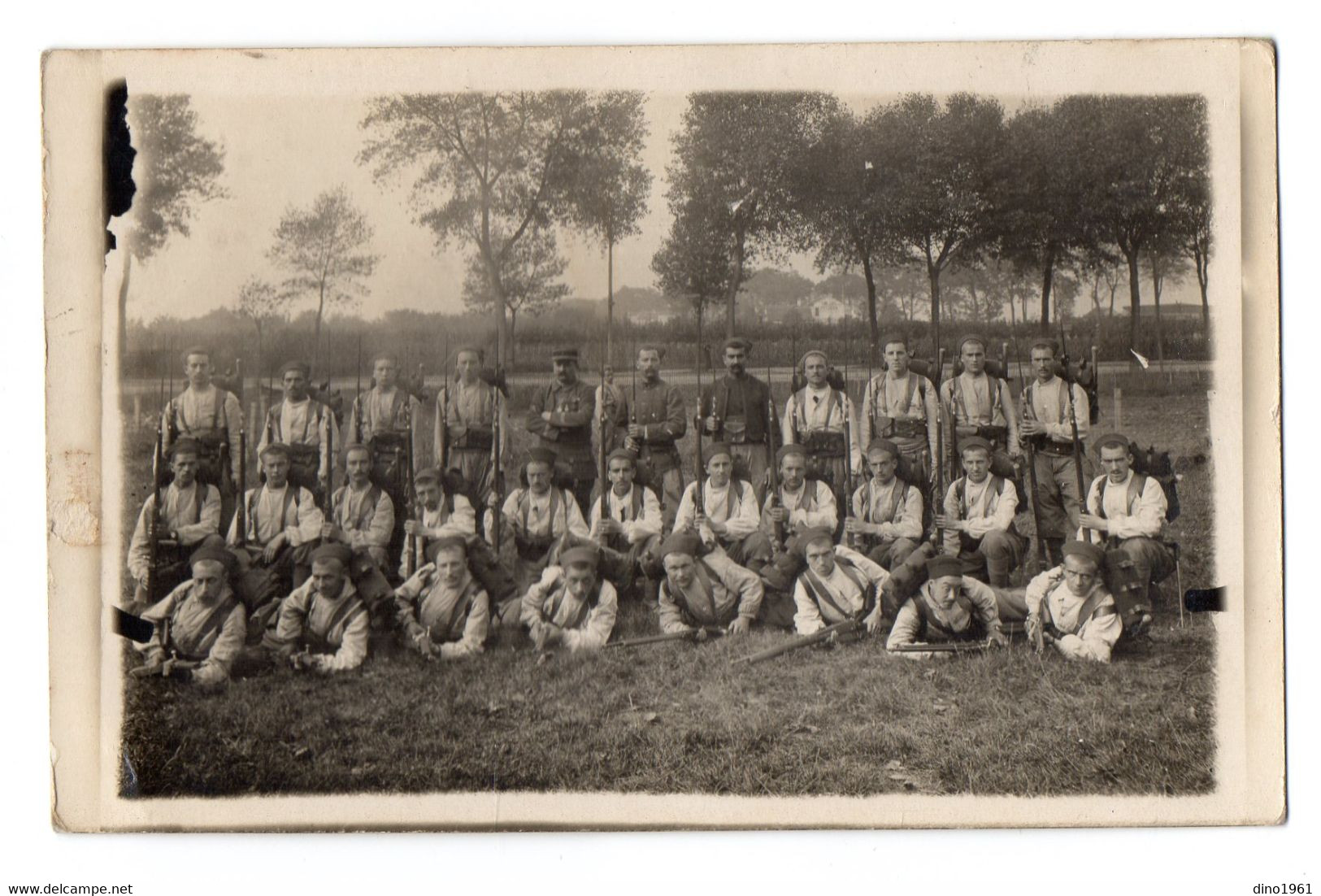 CPA 3027 - MILITARIA - Carte Photo Militaire - Un Groupe De Zouaves En Tenue De Campagne - Personen