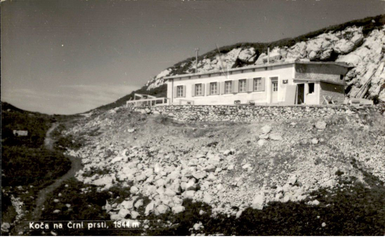 KOČA NA ČRNI PRSTI 1884 M--- 1962 - Slovenia