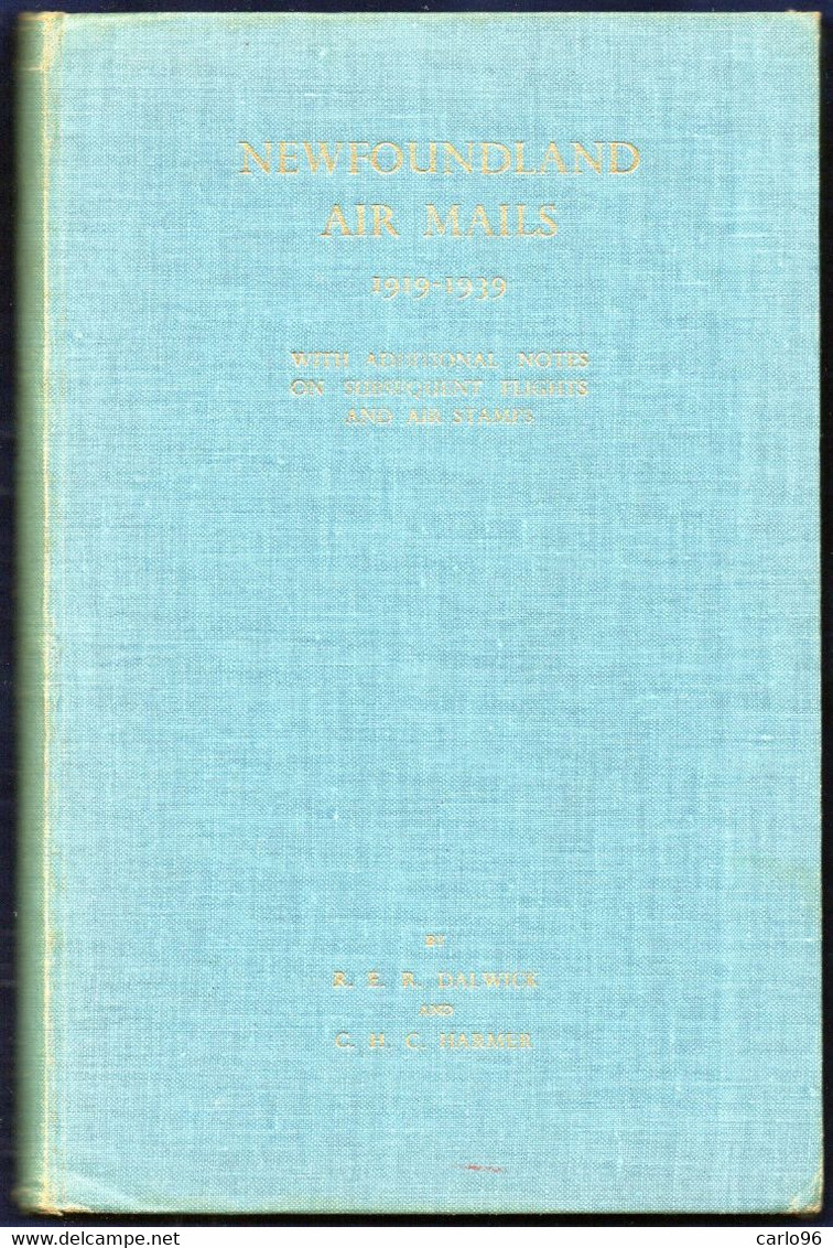1953 CATALOGO NEWFOUNDLAND AIR MAILS 1919 / 1939 POSTA AEREA  - BOLAFFI / SASSONE  RRR - Canadá