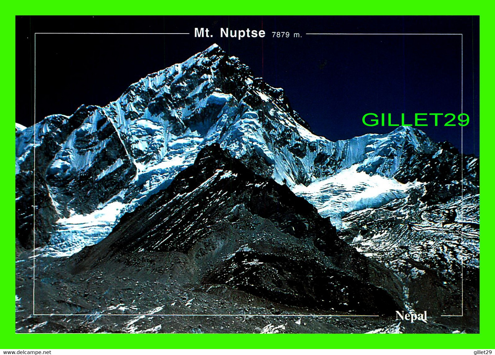 MT. NUPTSE, NÉPAL -  S. I, E - - Népal