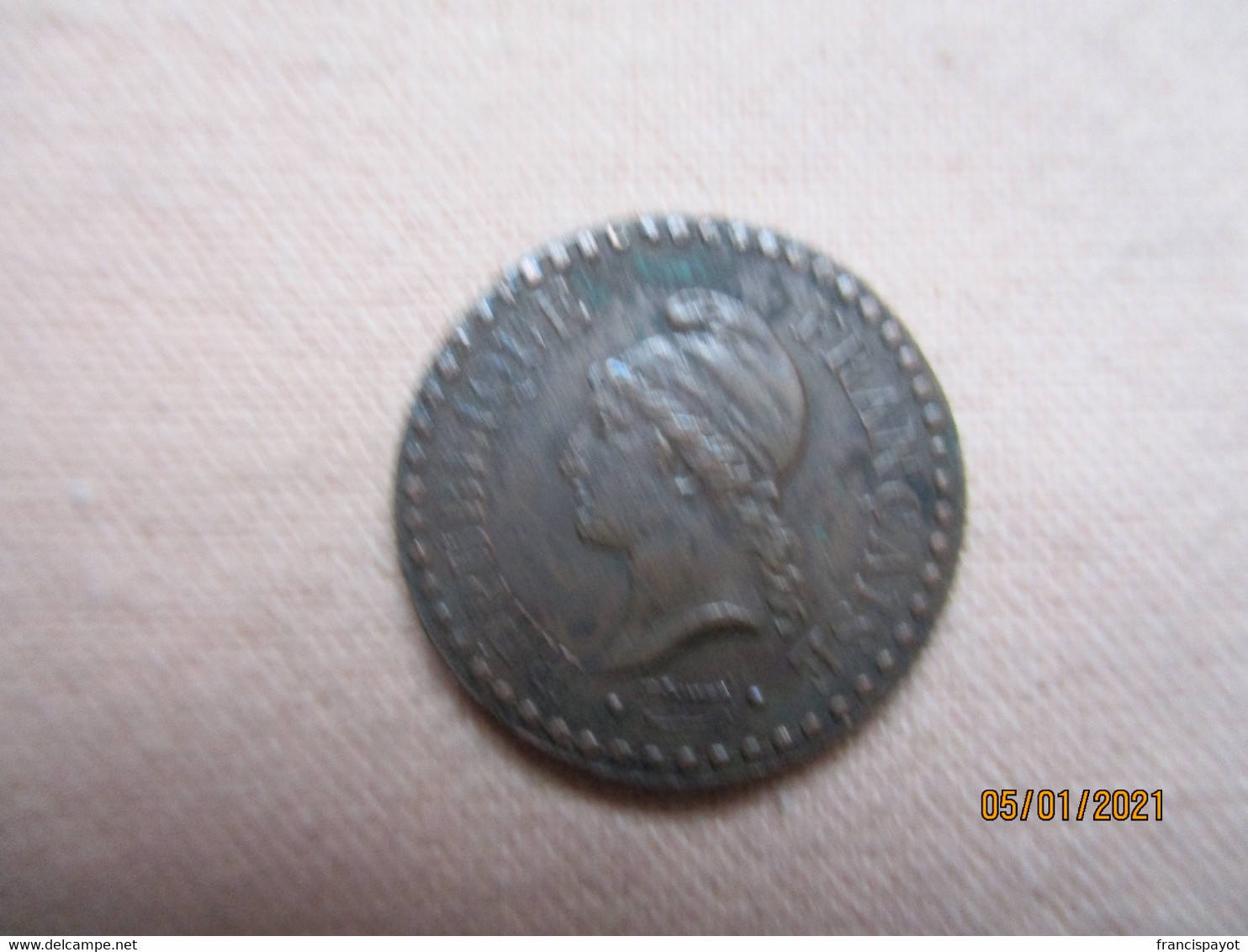 France 1 Centime 1849 A - 1 Centime