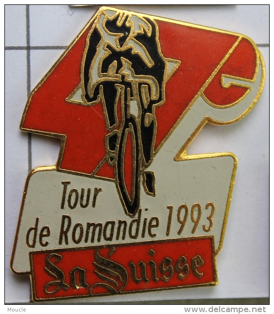 47èME TOUR DE ROMANDIE  VELO 1993 - GRIS  SPONSOR EX JOURNAL LA SUISSE - CYCLISTE - CYCLISME - BIKE  -   ( 26) - Wielrennen