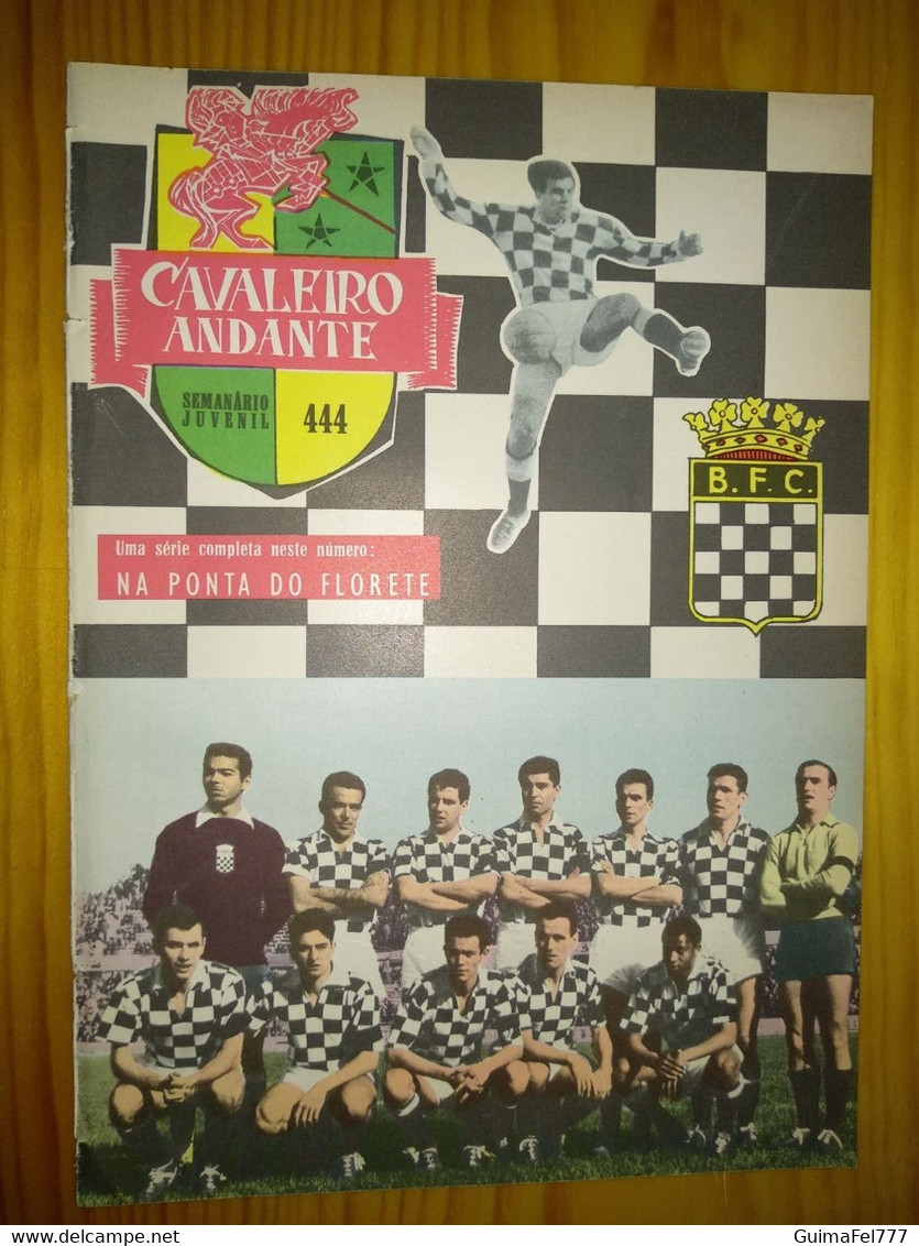 Revista Nº 444 Do CAVALEIRO ANDANTE, Portuguese Magazine - Capa BOAVISTA FUTEBOL CLUBE, Ano / Year 1960 - Cómics & Mangas (otros Lenguas)