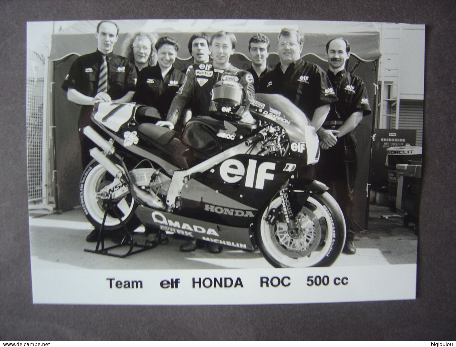 Photo 13 X 18 - TEAM ELF HONDA ROC 500 Cc - D.SARRON - Sports