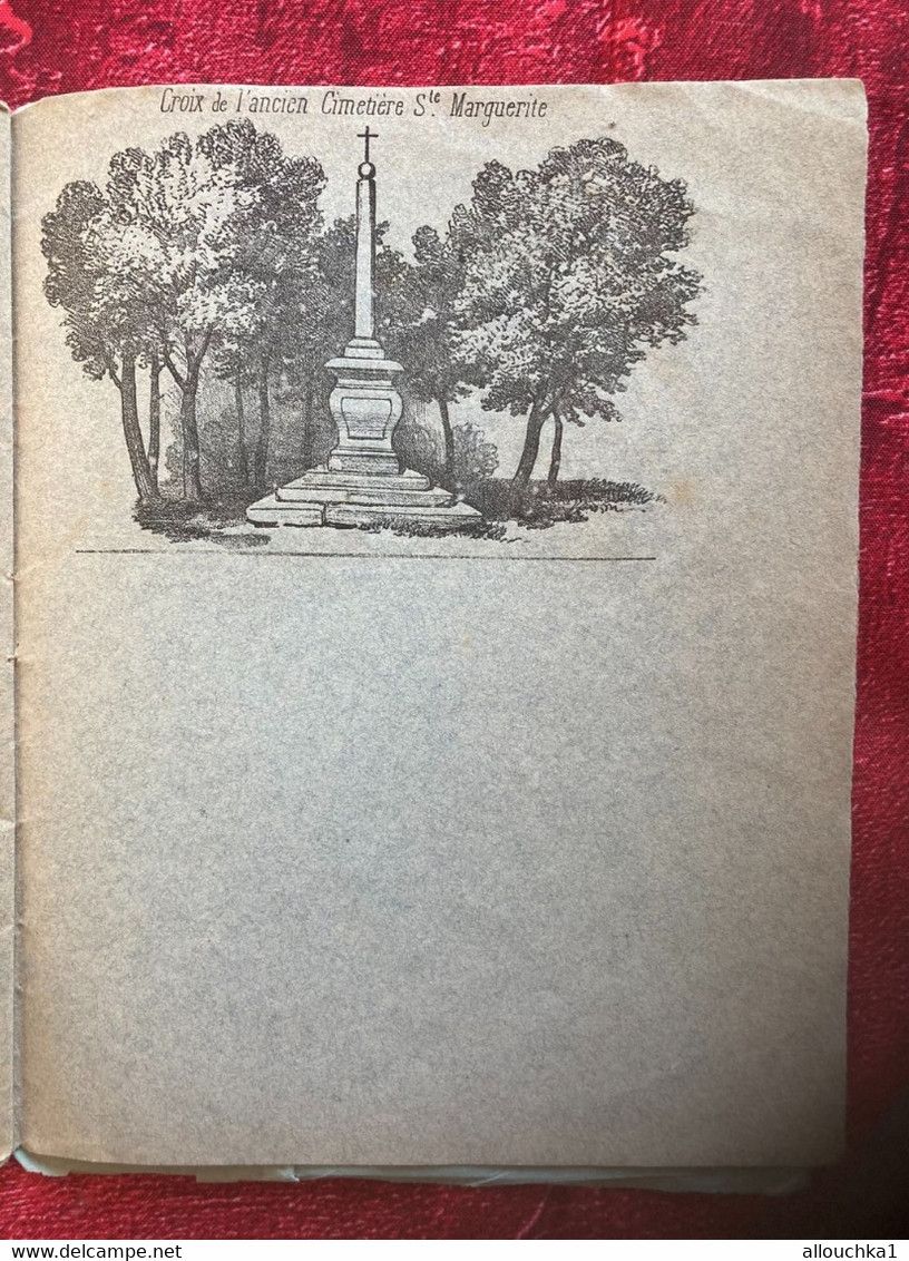 ⭐1890 CAHIER École Municipale écolier illustré Enseignement Pratique du Dessin/J. Carot-N°5-☛Paysage-☛Aug.Godchaux-Paris