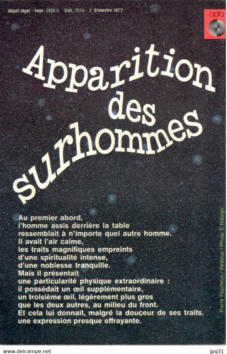 B.R. Bruss - Apparition Des Surhommes - Livre De Poche Opta 7004 - Livre De Poche