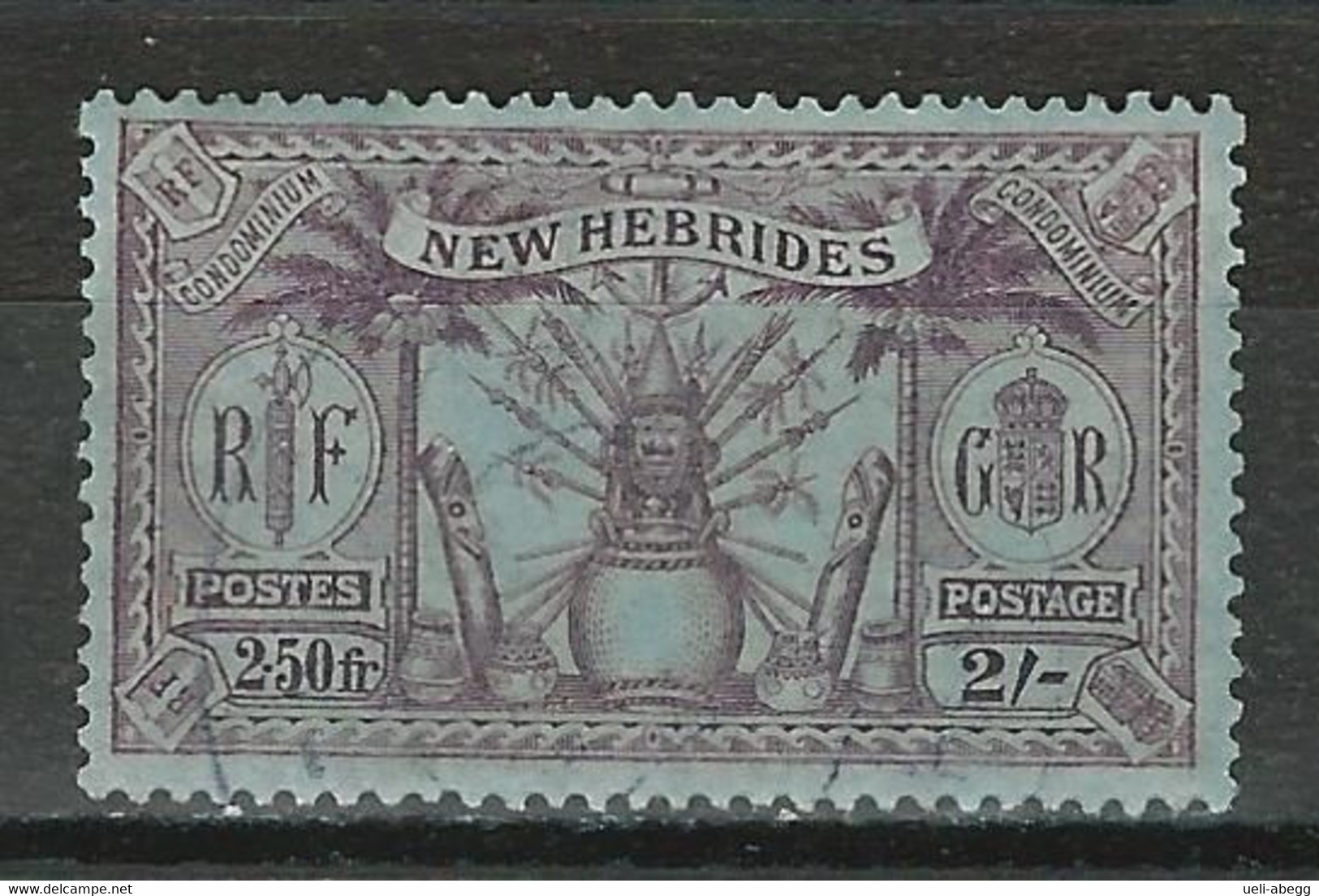 New Hebrides SG 50, Mi 84 O Used - Gebruikt