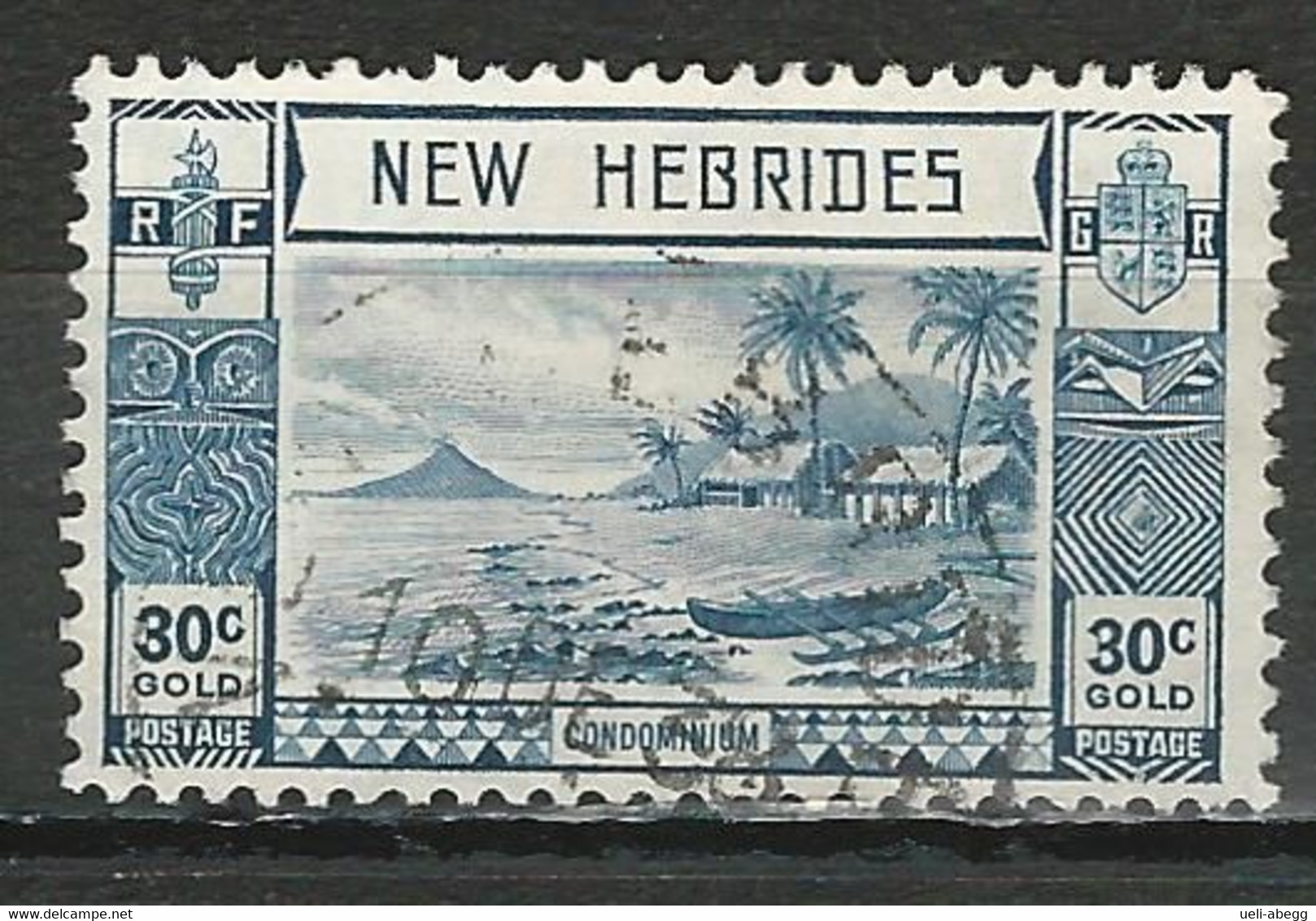 New Hebrides SG 57, Mi 102 O Used - Used Stamps
