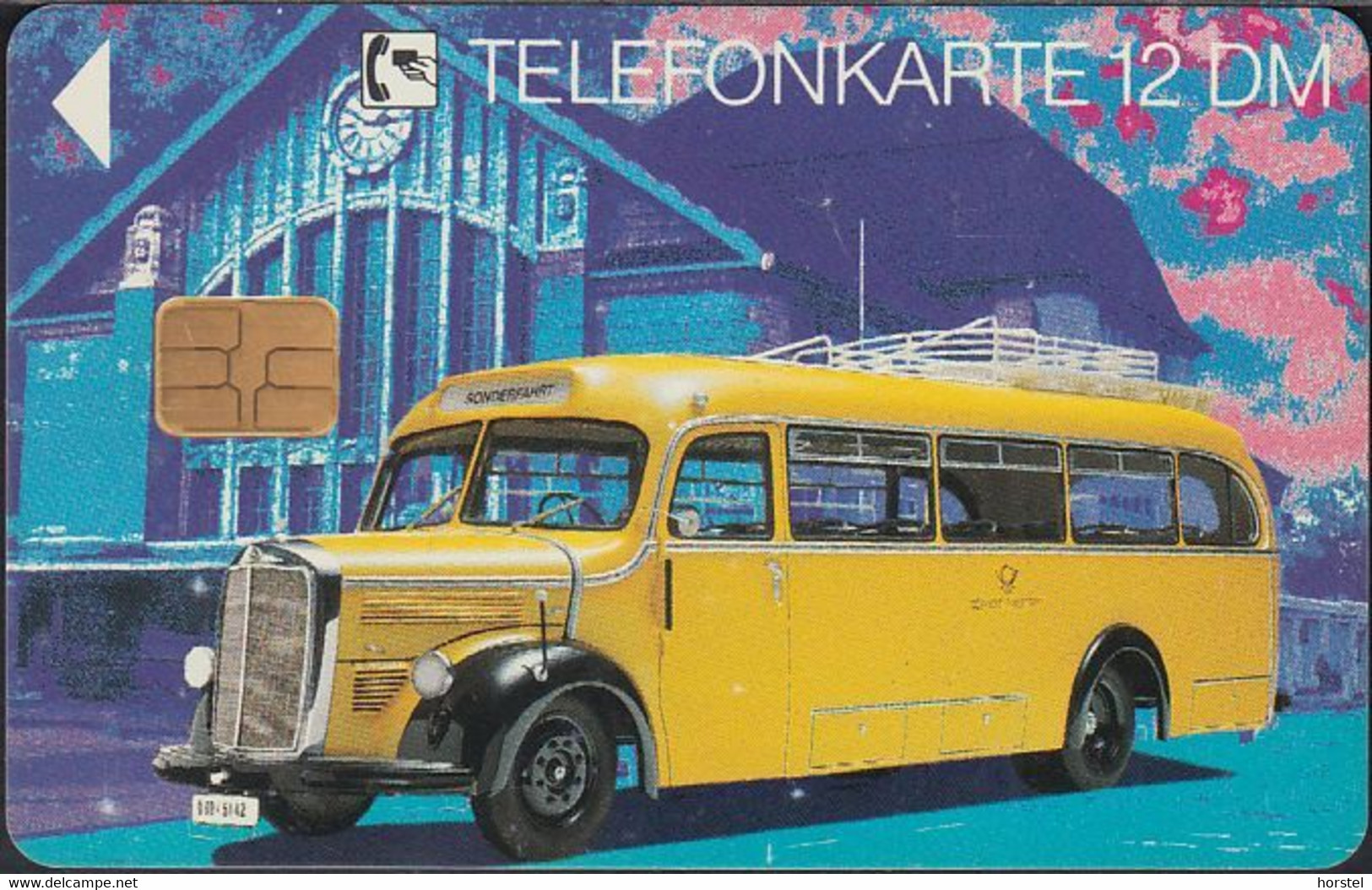 GERMANY E12/93 - 1951 Kraftomnibus Daimler Benz Typ O 3500 - E-Reeksen : Uitgave - D. Postreclame