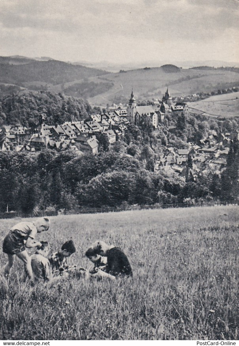 3887 - Deutschland - Blick Auf Schwarzenberg , Erzgebirge - Nicht Gelaufen 1968 - Schwarzenberg (Erzgeb.)