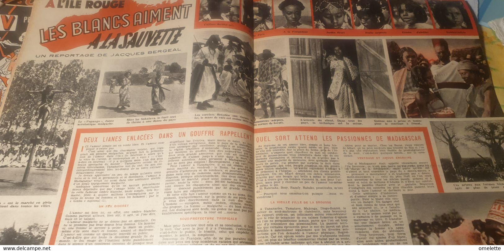 V 49 /AMOUR COTE D AZUR/SARTRE BEAUVOIR/MADAGASCAR/EDUCATION SEXUELLE/FETE FORAINE TIR A L ARC TRAIN DE LA PEUR - 1900 - 1949