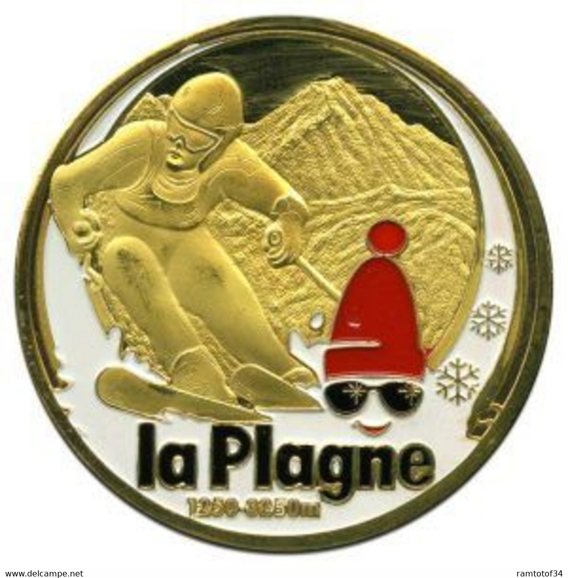 Magnet LA PLAGNE – Le Skieur - Tourism