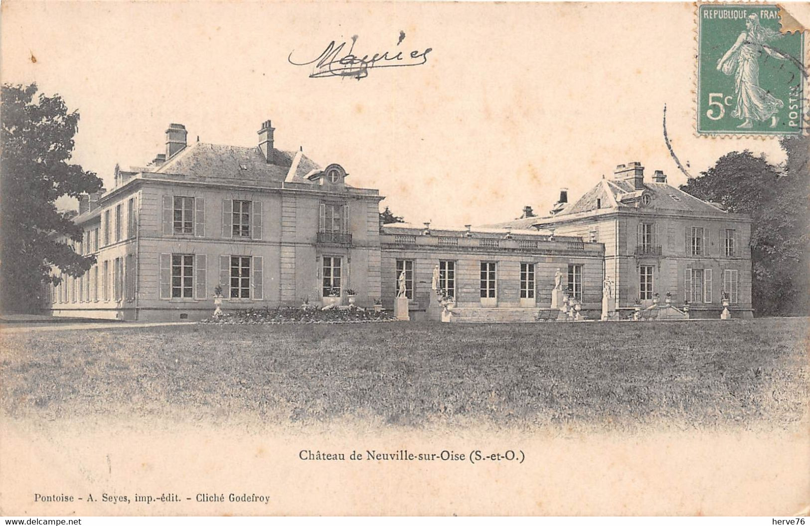 NEUVILLE SUR OISE - Le Château - Neuville-sur-Oise