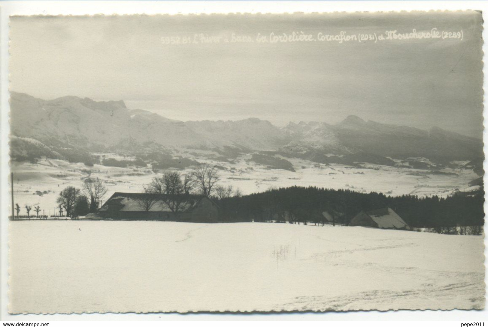 Carte Photo 38 LANS EN VERCORS - LA CORDELIERE - Cornafion Et Moucherolle - Essonnes