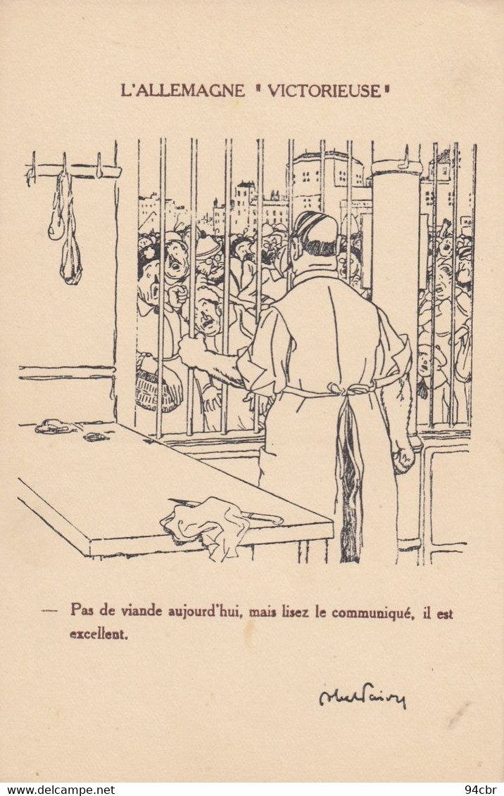 CPA (illustrateur Abel Faivre ) Guerre 14-18  (5 Cpa Parfait Etat) (boite 12) - Faivre