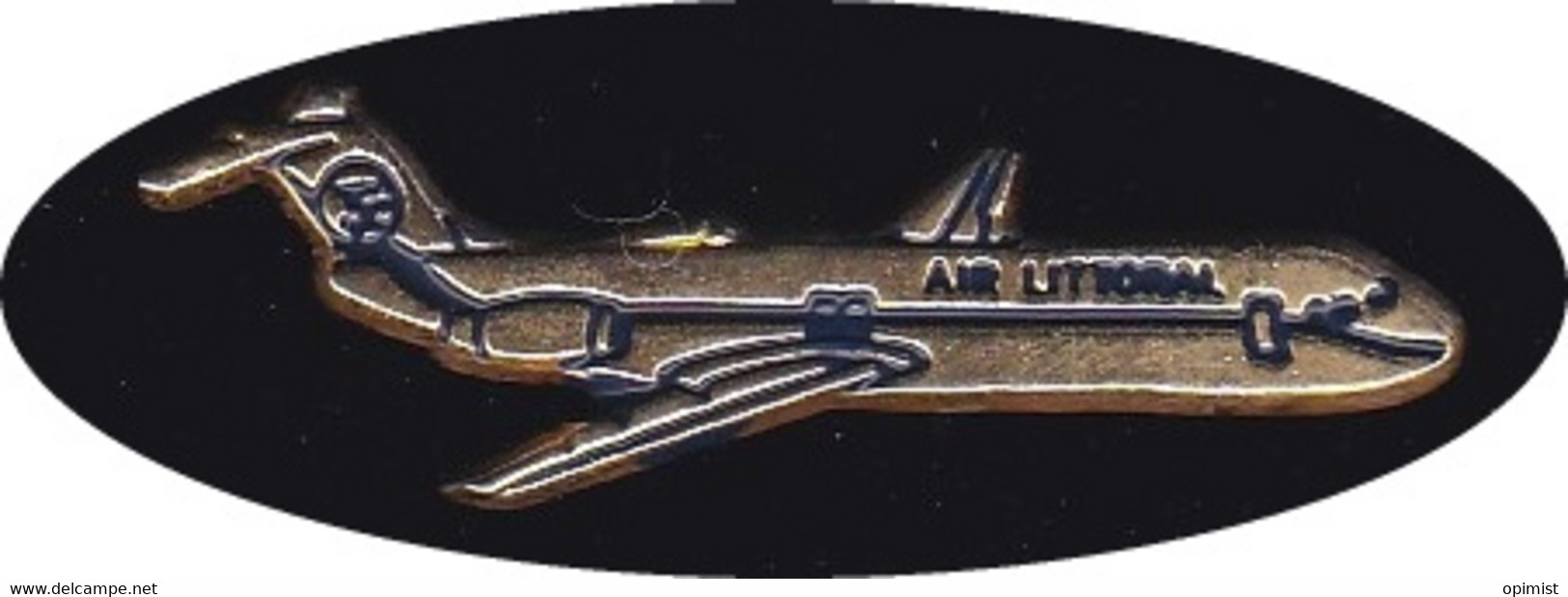 69223- Pin's - Air Littoral était Une Compagnie Aérienne Française Basée à L'aéroport De Montpellier. - Avions